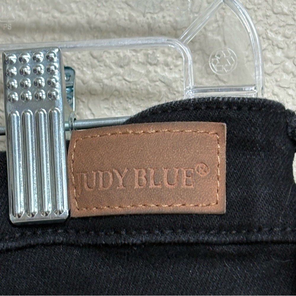 Judy Blue Black Stretch Skinny Raw Hem Ankle Jeans Women’s 11/30 - Picture 10 of 11